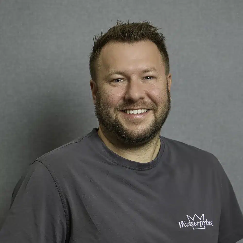 Portrait vom Wasserprinz Geschäftsführer Nicolas Hafeneder