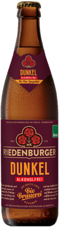 Dunkel alkoholfrei freigestellt
