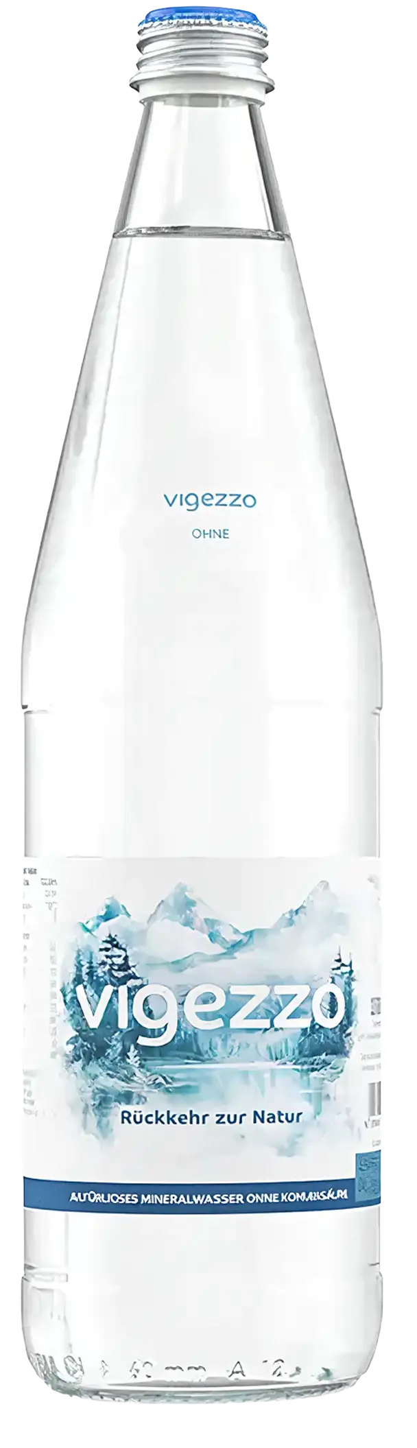 Flasche vigezzo Wasser ohne Kohlensäure erhältlich bei Wasserpirnz
