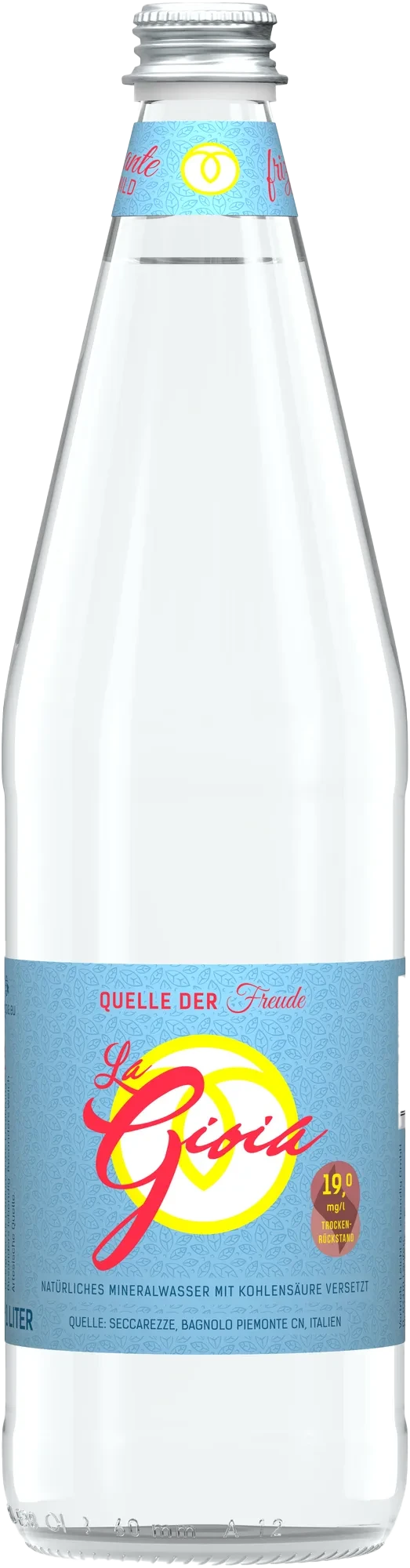 Flasche von LaGioia Medium Wasser erhältlich bei Wasserprinz