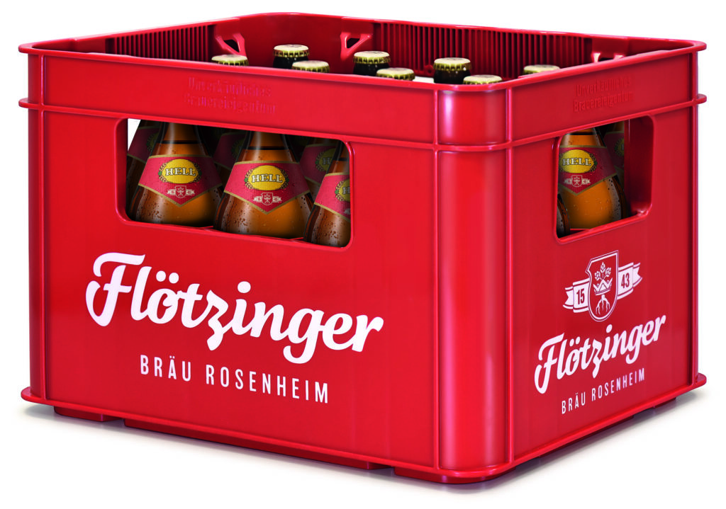 Flötzinger Hell Kasten mit 20 Flaschen à 0,5 Liter