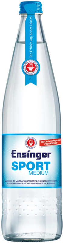 Ensinger Sport Medium 0,75 Liter Glasflasche