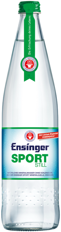 Ensinger Sport Still 0,75 Liter Glasflasche