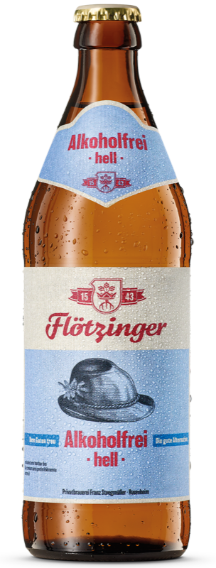 Flötzinger Hell alkoholfrei Flasche