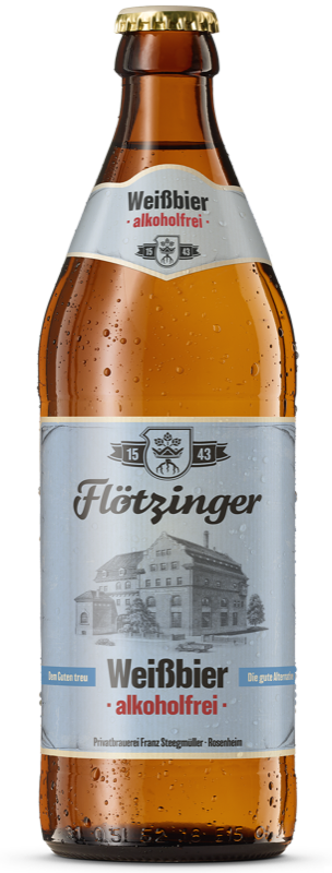 Flötzinger Weißbier alkoholfrei Flasche