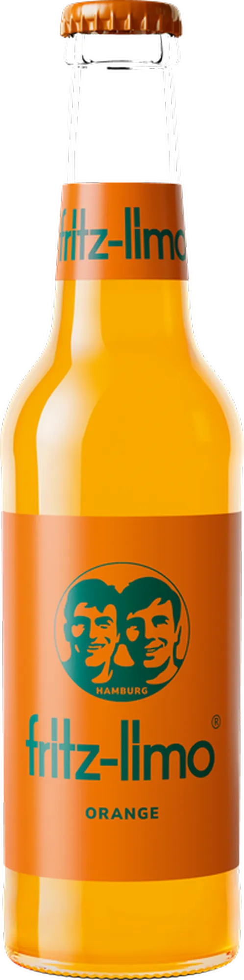 fritz-limo Orange 0,33 Liter Glasflasche