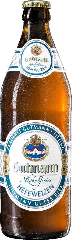 Gutmann Alkoholfreies Hefeweizen 0,5 Liter Flasche