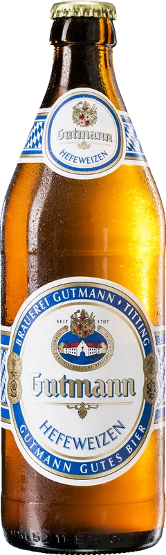 Gutmann Hefeweizen Hell 0,5 Liter Flasche