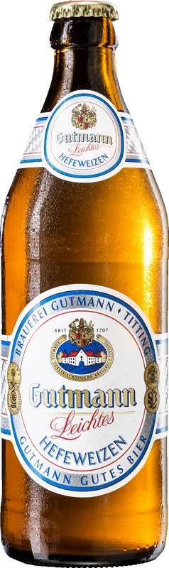 Gutmann Leichtes Hefeweizen 0,5 Liter Flasche