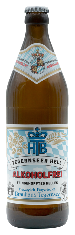 Tegernseer Hell Alkoholfrei 0,5 Liter Flasche